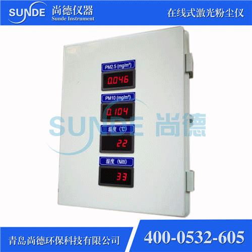 SN-F802 智能型在線式粉塵濃度檢測儀(PM2.5+PM10,帶外顯)